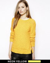 Thumbnail for your product : Whistles Atlanta Boxy Jumper in Neon Stitch