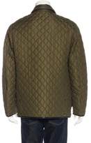 Thumbnail for your product : Burberry Quilted Leather-Trimmed Jacket