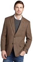 Thumbnail for your product : Tommy Hilfiger tan and navy microcheck wool woven jacket