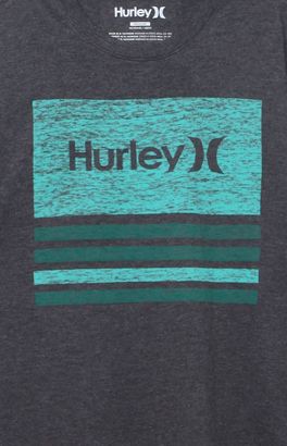 Hurley Borderline Heather Black T-Shirt