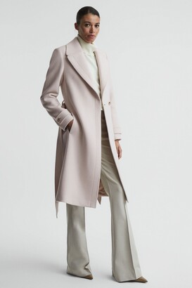 cute & little blog, petite fashion, pink wool coat, blac…