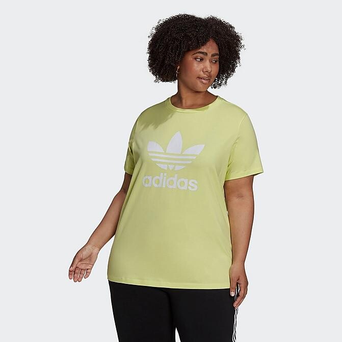 adidas Women's Adicolor Classics Trefoil T-Shirt (Plus Size) - ShopStyle
