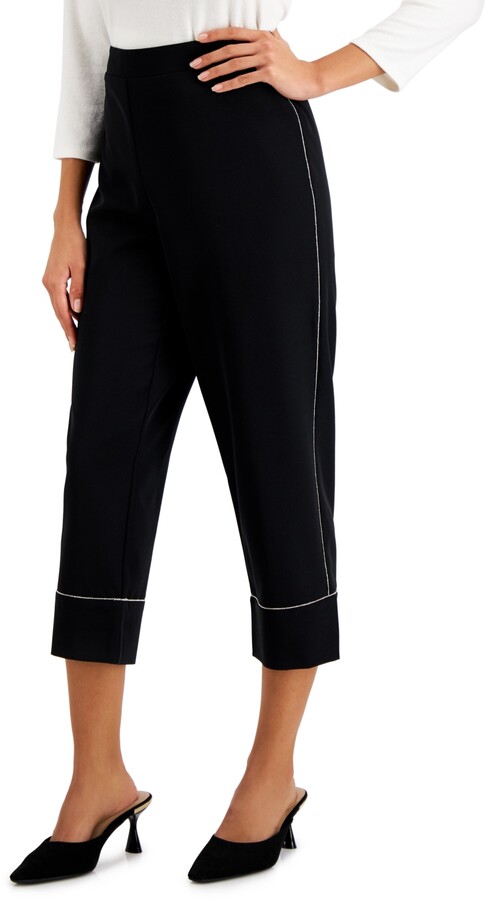 jm collection studded pull on pants