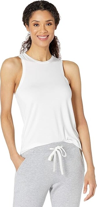 Splits59 Toni Tank Top Women's Clothing White : MD, Spandex