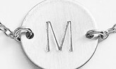 Thumbnail for your product : Nashelle Sterling Silver Initial Disc Bracelet