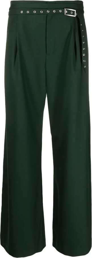 パンツ ALEXANDRE VAUTHIER Dark green wool pant P00540360.jpg