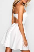 Thumbnail for your product : boohoo Bandeau Open Back Skater Dress