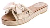 Thumbnail for your product : Kenzo Embossed Slide Sandals
