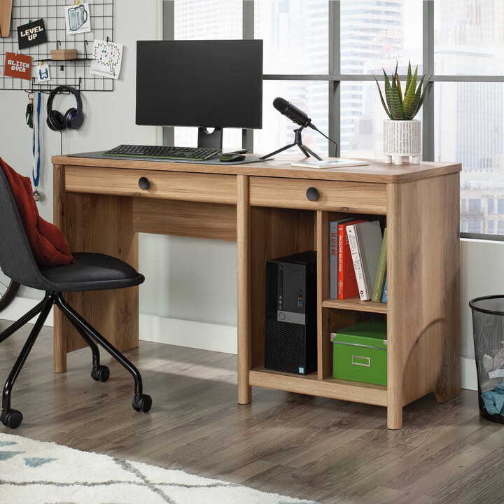 Sauder Dover Edge Home Office Computer Desk, Timber Oak Finish