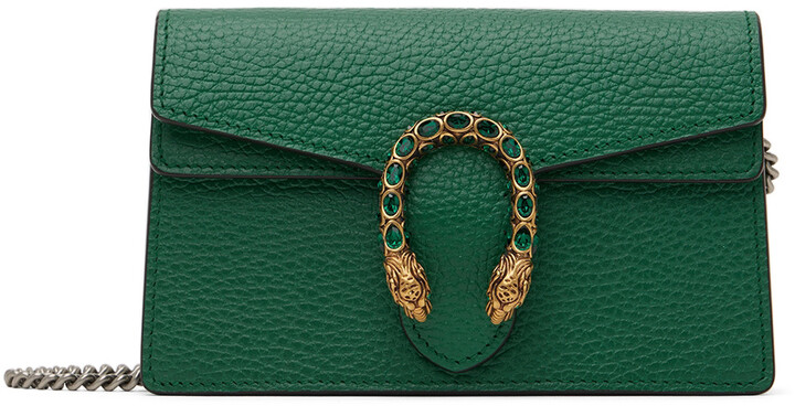 Gucci Green Mini Dionysus Shoulder Bag - ShopStyle