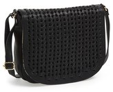 Thumbnail for your product : LP BLUE 'Poppy' Faux Leather Crossbody Flap Bag