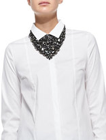 Thumbnail for your product : Brunello Cucinelli SwarovskiÂ® Crystal Bib Necklace