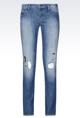Armani Jeans J06 Skinny Fit Medium Wash Jeans