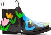 Thumbnail for your product : Comme des Garcons Black Hand Painted Chelsea Boot Spats