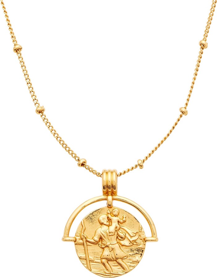 Gold St Christopher Charm 9ct Yellow, Rose and White Gold 18ct Gold –  Perfectcharm