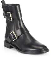 Thumbnail for your product : Proenza Schouler Leather Buckle Mid-Calf Moto Boots