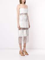 Thumbnail for your product : Dion Lee whitewash lace collage dress