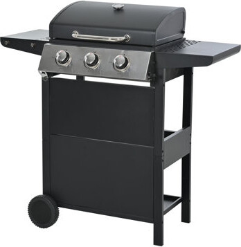 Moda Furnishings 3 - Burner Freestanding Propane Gas Grill with Cabinet