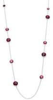 Thumbnail for your product : Ippolita Wonderland Harlow Mother-Of-Pearl, Clear Quartz & Sterling Silver Lollipop Doublet Station Necklace