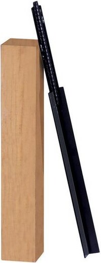 Gibraltar Mailboxes GibraltarMailboxes23in.NaturalBlackPineMailboxPostAnchorKit