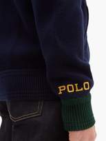 Thumbnail for your product : Polo Ralph Lauren Logo-applique Cotton Cardigan - Mens - Navy