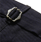Thumbnail for your product : Rag and Bone 3856 Rag & bone James Tapered Textured Cotton Trousers