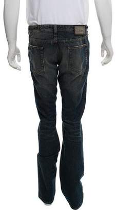 Just Cavalli Distressed Straight-Leg Jeans w/ Tags