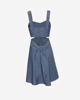 Thumbnail for your product : Elle Sasson Exclusive Cut Out Waist Chambray Dress