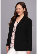 Thumbnail for your product : Vince Camuto Plus Plus Size One Button Blazer