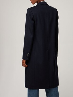 Victoria Beckham Tailored Wool & Cashmere Slim Coat