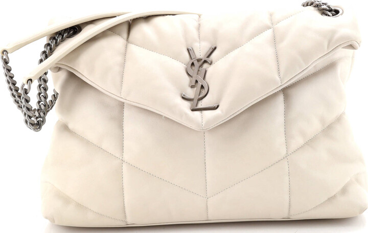 Saint Laurent Loulou Puffer Shoulder Bag Quilted Leather Medium