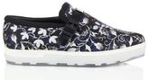 Thumbnail for your product : Jimmy Choo Cannon English Floral Print Fabric Platform Trainers