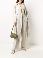Thumbnail for your product : Vince Linen Side Slit Trench Coat