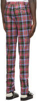 Thumbnail for your product : Vivienne Westwood Red Tartan George Cropped Trousers