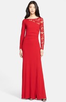 Thumbnail for your product : Emilio Pucci Lace Contrast Jersey Gown