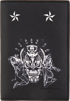Thumbnail for your product : Givenchy Black Skulls & Playing Cards Card Holder