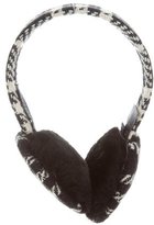 Thumbnail for your product : Burberry Wool Houndstooth Earmuffs