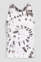Thumbnail for your product : Monrow Tie-dyed Supima cotton-blend tank