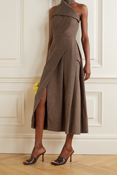 brandon maxwell midi dress