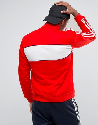 adidas London Pack Block Track Jacket In Red BK7840