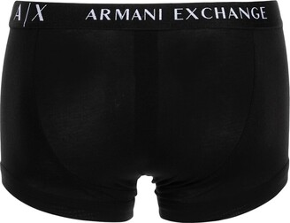 Armani Exchange Logo-Waistband Boxer Pack - ShopStyle