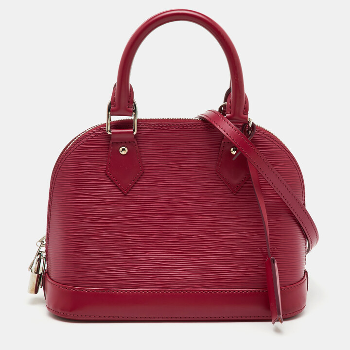 Louis Vuitton Fuchsia Epi Leather Alma BB Bag