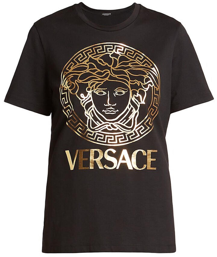 Versace Foil Medusa T-Shirt - ShopStyle