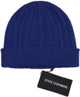 Thumbnail for your product : State Cashmere 100% Pure Cashmere Cable Knit Beanie Hat - Ultimate Soft,Warm and Cozy