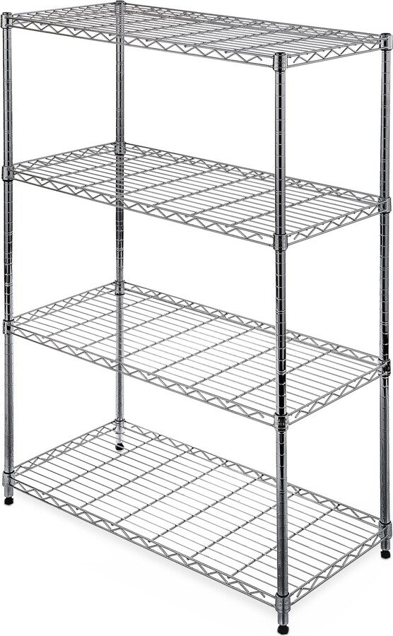 Seville Classics 4-Tier Steel Wire Shelf