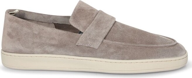 Officine Creative Suede Strap Slip-On Loafers