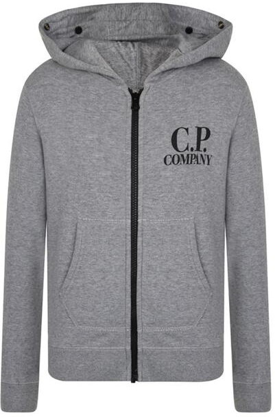 C.P. Company Undersixteen Zip Goggle Hood Sweatshirt Grey - ShopStyle