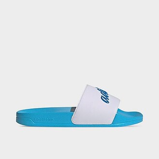 adidas Blue Slide Women's Sandals | Shop the world's largest collection of  fashion | ShopStyle
