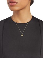 Thumbnail for your product : Zoë Chicco Midi Bitty 14K Yellow Gold & Diamond Heart Disc Pendant Necklace