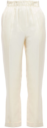 Helmut Lang Silk And Tencel-blend Tapered Pants